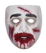 TRANSPARENT BLOODY ZOMBIE MASK