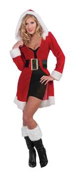 Enchanting Miss Santa Shirt Coat