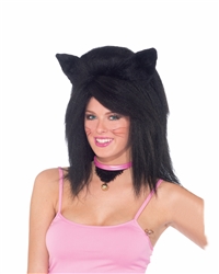 FELINE FANTASY WIG BLACK