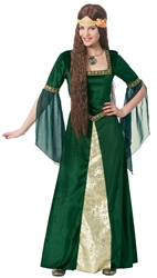 Renaissance Lady Green Small Adult Costume