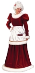 Ultra Velvet Mrs. Claus Adult Costume - Small/Medium