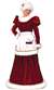 ULTRA VELVET MRS. CLAUS ADULT COSTUME - PLUS SIZE