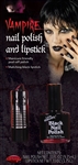 Black Nail Polish And Lipstick Combo