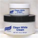 CLOWN WHITE CREAM MAKEUP - 2.5 OUNCES
