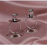 TAPER CANDLE HOLDERS SILVER