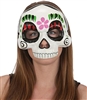 Day Of The Dead Half Mask - Female