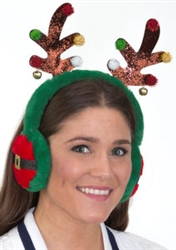 Antler Headband With Ear Muffs