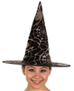 Witch Hat with Printed Spider Webs