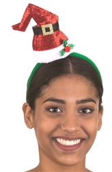 Mini Santa Hat Headpiece