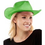 Iridescent Green Cowboy Hat