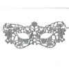 Silver Floral Lace Mask