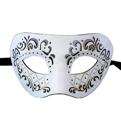 White Leather Mask