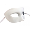White Half Mask