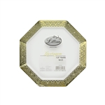 Gold Lacetagon 7.25" Plates