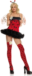 SEXY DAISY BUG ADULT COSTUME - MEDIUM/LARGE