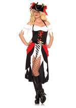 PIRATE BEAUTY COSTUME - EXTRA LARGE