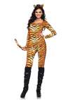 Wild Tigress Catsuit S/M Adult Costume