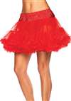 Petticoat Layered Tulle Red