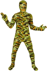 Commando Morphsuit Kids Large Costume