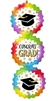 Grad Bursts 38" Shaped Foil Balloon