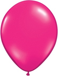 Jewel Tone Magenta Latex Balloons (5 in)