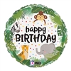 Jungle Birthday 18" Foil Balloon