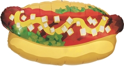 Hot Dog 32 Inch Mylar Balloon