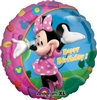 Minnie Happy Birthday Mylar Balloon
