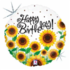 Sunny Sunflower Birthday Mylar Balloon
