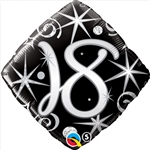 18th Birthday Elegant Sparkle Mylar Balloon