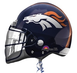Denver Broncos Helmet Mylar Balloon