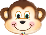 Mischievous Monkey Large 30 Inch Mylar Balloon