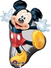Mickey Full Body Shape Mylar Balloon