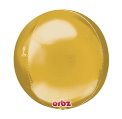 Orbz Gold Mylar Balloon