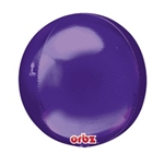 Orbz Purple Mylar Balloon
