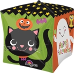 Halloween Character Cube Mylar Balloon