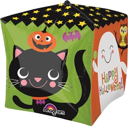 Halloween Character Cube Mylar Balloon