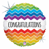 Chevron Congrats Mylar Balloon