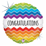 Chevron Congrats Mylar Balloon