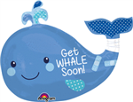 Get Whale Soon Jumbo Shape Mylar Balloon