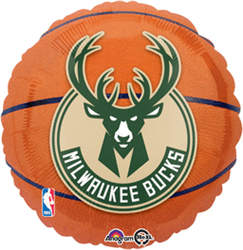 Milwaukee Bucks 18 Inch Foil Balloon