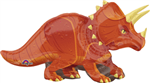 Triceratops Dinosaur 42 Inch Supershape Mylar Balloon