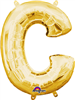 LETTER "C" GOLD AIR FILLED