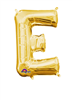 LETTER "E" GOLD AIR FILLED