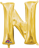 LETTER "N" GOLD AIR FILLED