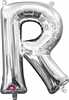 LETTER "R" SILVER AIR FILLED