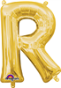 LETTER "R" GOLD AIR FILLED