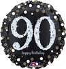 Sparkling Birthday 90th Foil Balloon