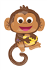Happy Monkey Mylar