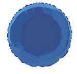 Royal Blue Round Mylar Balloon